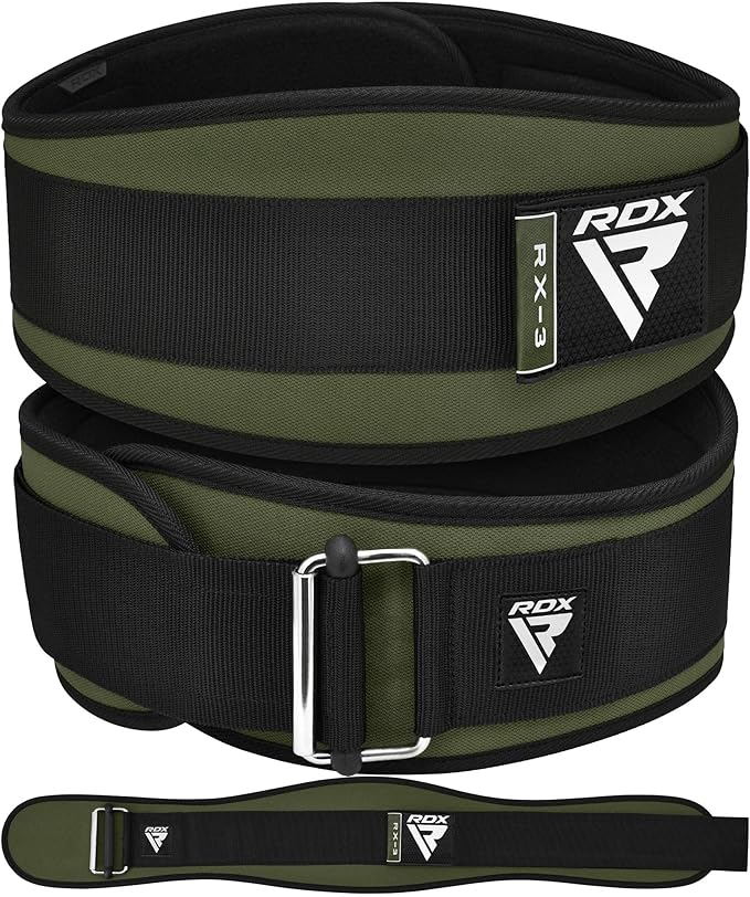 RDX 6.5” Gimnasio Cinturón Musculacion Entrenamiento Peso Belt para Halterofilia Powerlifting Fitness Gym , Hombre Mujer - Imagen 5