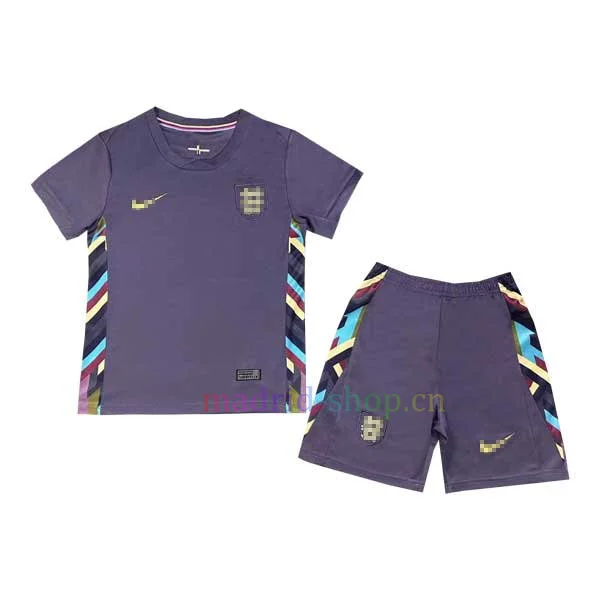 Camiseta Inglaterra 2024 Segunda Equipación Niño Kit
