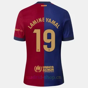 Camiseta Lamine Yamal Barcelona Primera Equipación 2024-25 Versión Jugador