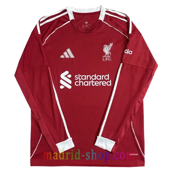 Camiseta Liverpool Primera Equipación 2025-26 Manga Larga - Imagen 3