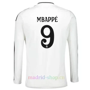 Camiseta Mbappé Real Madrid Primera Equipación 2024-25 Manga Larga