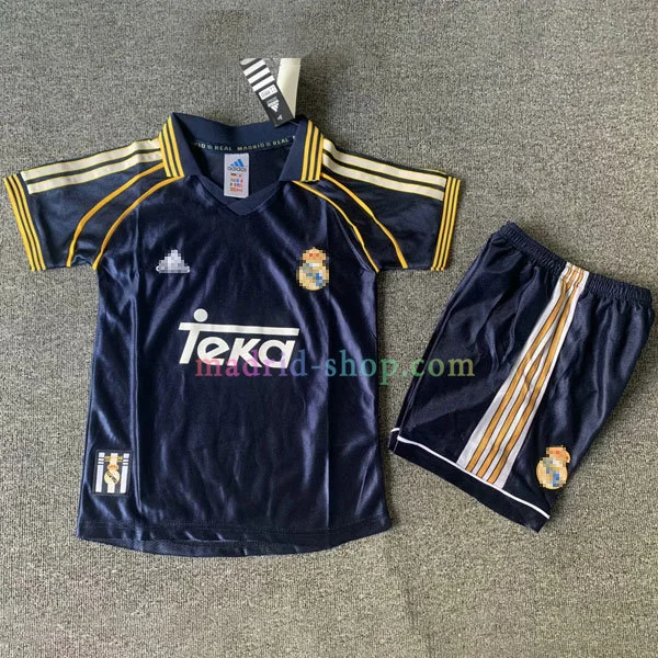 Camiseta Real Madrid Tercera Equipación 1998-99 Niño