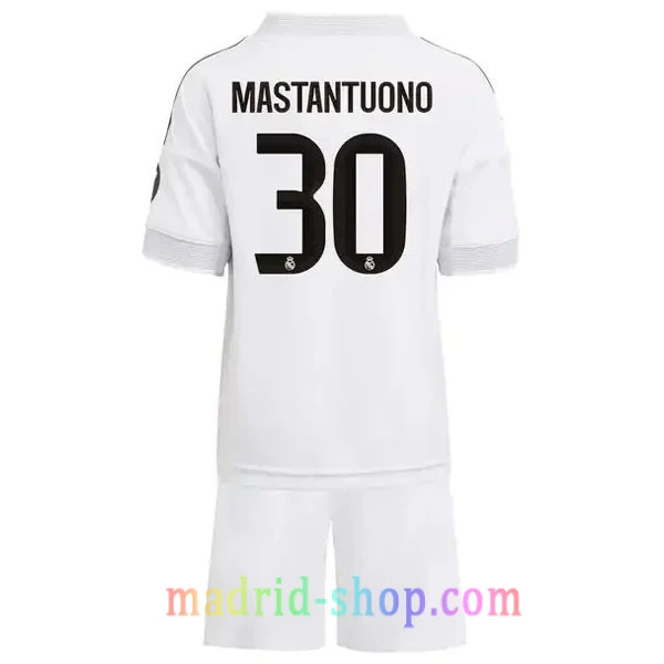 Franco Mastantuono Camiseta Real Madrid Primera Equipación 2025-26 Niño - Imagen 2