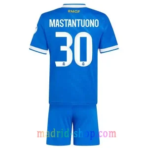Franco Mastantuono Camiseta Real Madrid Tercera Equipación 2025-26 Niño