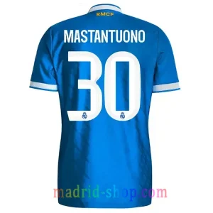 Franco Mastantuono Camiseta Real Madrid Tercera Equipación 2025-26 Versión Jugador