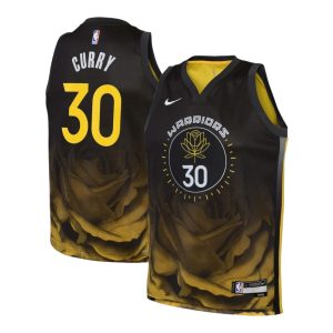 Camiseta Golden State Warriors Jordan – Stephen Curry #30 Negra NBA