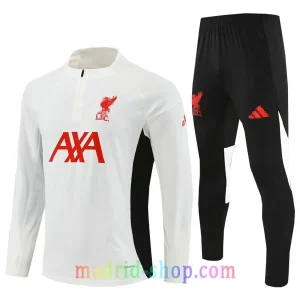 Sudadera de Entrenamiento Liverpool 2025-26 Niño Blanca