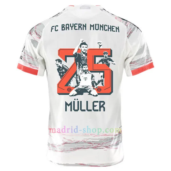 Thomas Müller Camiseta Bayern Munich Segunda Equipación 2025-26 Versión Jugador