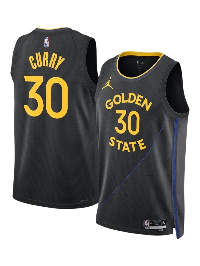 Camiseta Golden State Warriors Jordan – Stephen Curry #30 Dark NBA - Imagen 2