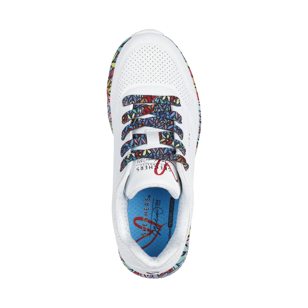 ZAPATILLAS URBANAS SKECHERS UNO LITE SUBTLE LOVE INFANTIL | 314088L-WMLT - Imagen 4