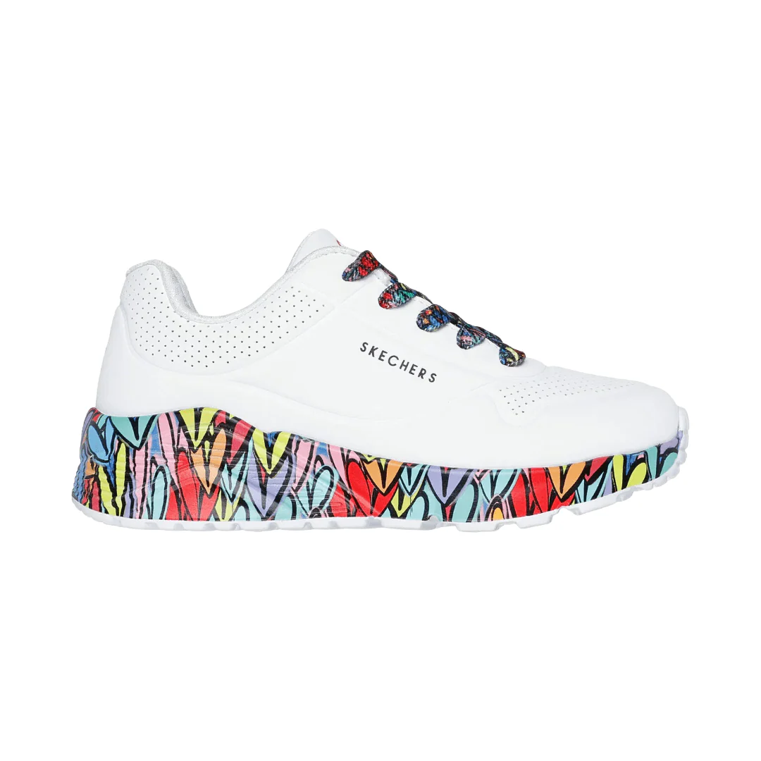 ZAPATILLAS URBANAS SKECHERS UNO LITE SUBTLE LOVE INFANTIL | 314088L-WMLT - Imagen 2